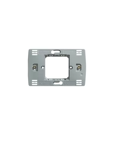 Bticino Luna 2-slot support for rectangular box C4719